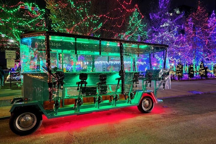Trolley Pub Holiday Lights Tour Columbus — BYOB Short North & Downtown Lights Ride photo 5
