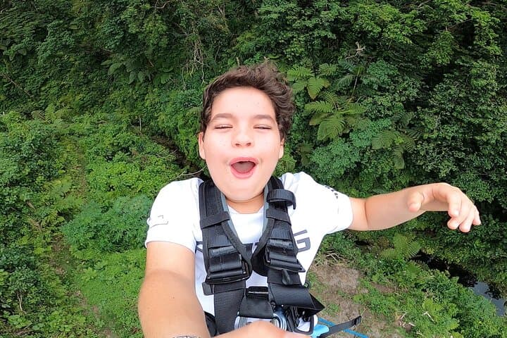 Giant Canyon Swing in Vanuatu — 70m Canyon Drop & Skybridge Adventure with Transfers