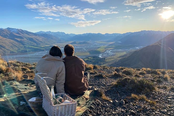 Canterbury Helicopter Scenic Flight with Hilltop Landing — Magic Carpet Picnic Over the Plains photo 1
