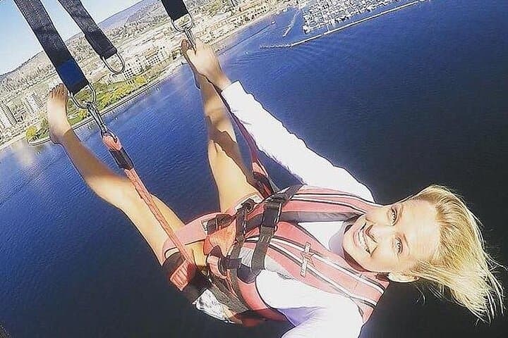 Solo Parasailing Over Lake Okanagan — Kelowna Parasail Adventure