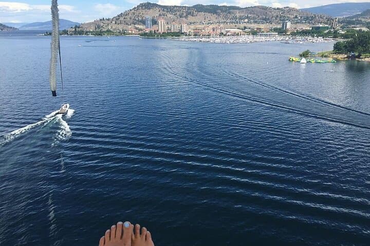 Solo Parasailing Over Lake Okanagan — Kelowna Parasail Adventure photo 4