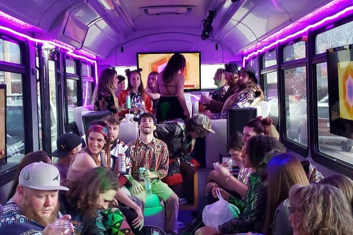 Denver Party Bus Ski Shuttle to Colorado Resorts — Gear Storage & Snacks photo 2