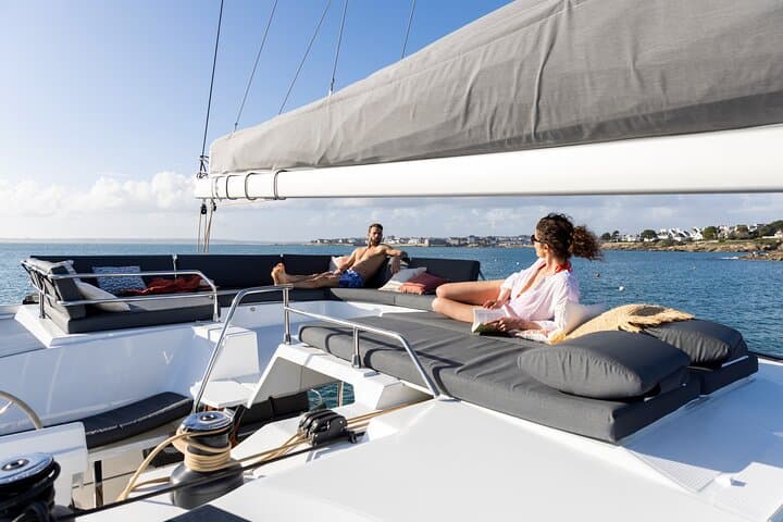 Private Ultra-Luxury Catamaran Cruise from Mykonos to Rhenia photo 4