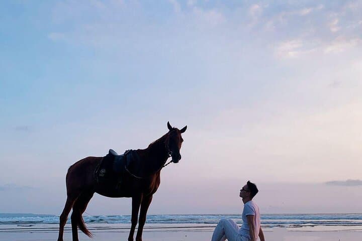 Private Seminyak Beach Horse Ride — One-Hour Coastal Canter in Bali photo 4