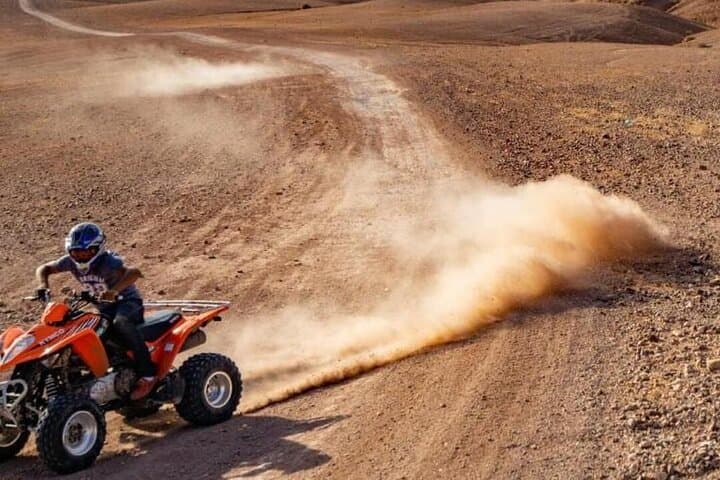 Sunset Camel Ride and Quad Biking Adventure in Agafay Desert with Berber Dinner photo 3