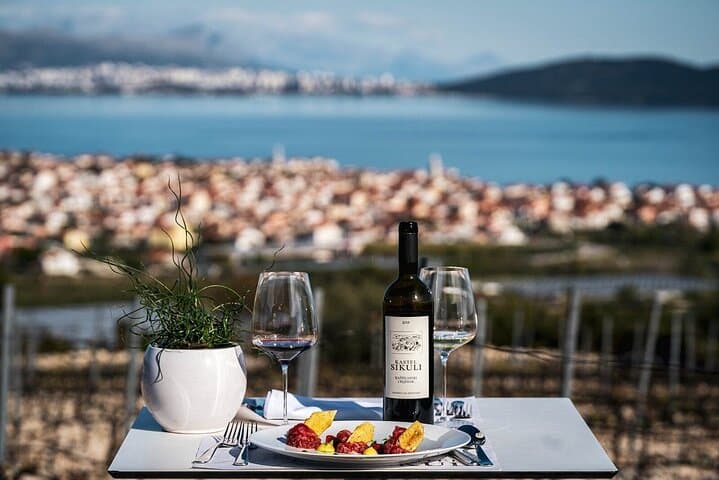 Private Split and Trogir Wine Tasting Vineyard with Adriatic Sea View
