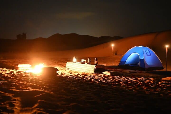Overnight Desert Camping Abu Dhabi: 4x4 Dune Bashing, Camel Rides & Stargazing