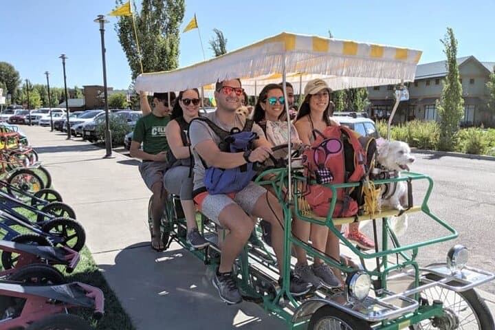 Surrey and Electric Bike Rentals on the Deschutes River: Pedal Bend’s Old Mill District photo 3