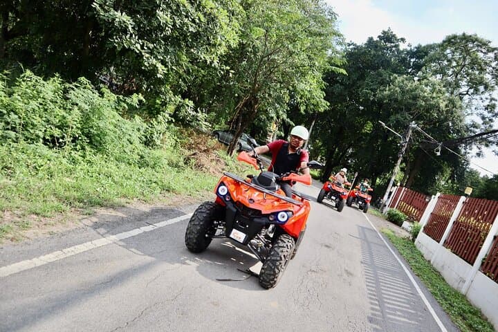ATV Cultural Triangle Tour in Ayutthaya with Tuk Tuk Transfer