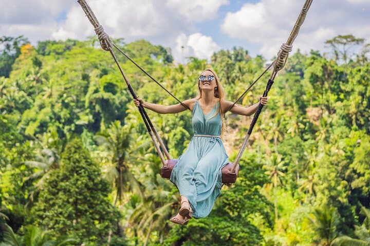 Ubud Private Tour: Tegalalang Rice Terraces, Bali Swing & Monkey Forest Day Trip