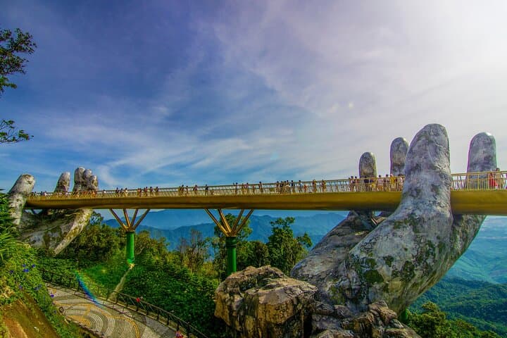 Full-Day Private Tour: Golden Bridge, Ba Na Hills, Monkey Mountain & Marble Mountains