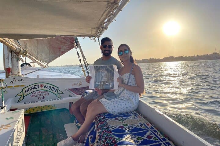 Private Sunset Felucca Ride on the Nile — 90-Minute Luxor Cruise photo 3