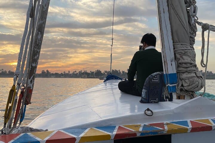 Private Sunset Felucca Ride on the Nile — 90-Minute Luxor Cruise photo 2