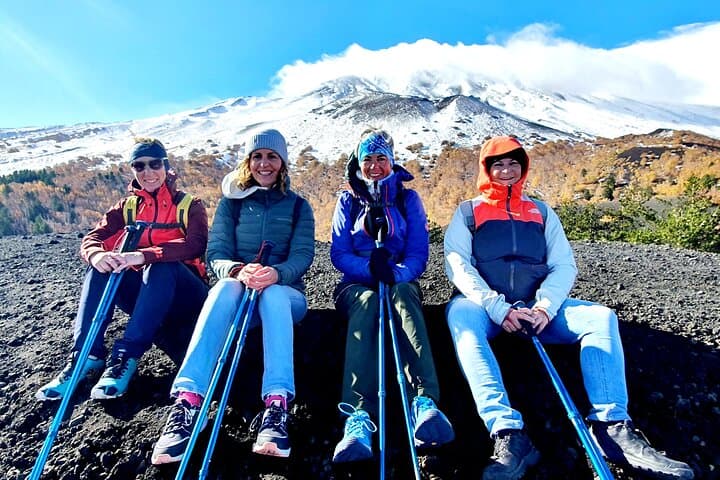 Snowshoeing Mount Etna: Guided Winter Hike and Lava-Tunnel Exploration photo 6