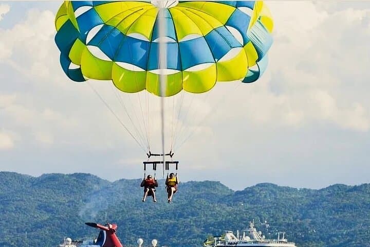 Soar Above Caribbean Waters: Private Parasailing & Shopping in Montego Bay photo 2