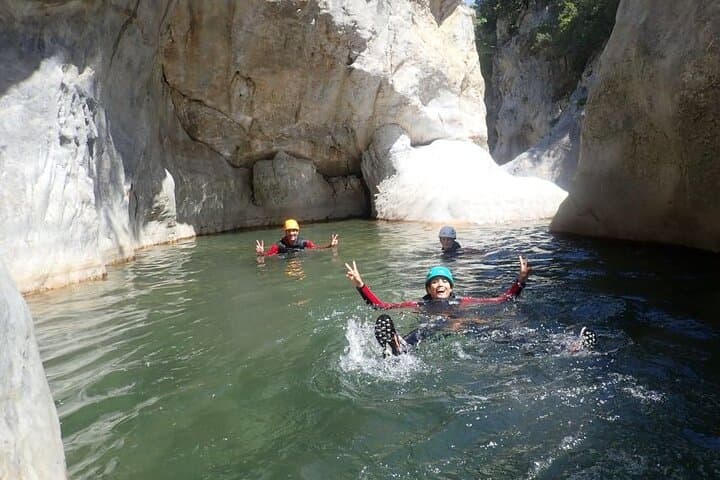 Canyoning Manikia Gorge: Athens to Evia Waterfall Abseils and Wild Pools photo 2