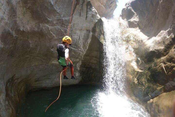 Canyoning Manikia Gorge: Athens to Evia Waterfall Abseils and Wild Pools photo 4