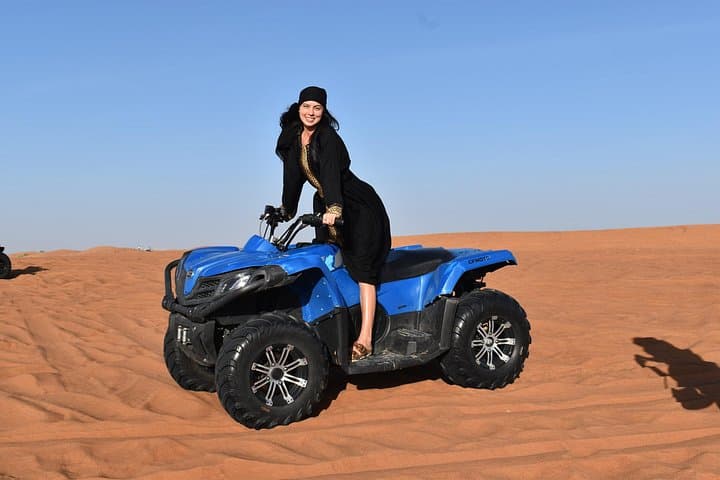 Dubai VIP Desert Safari: 5-Star Camp, Dune Bashing & Sunset ATV Ride photo 6