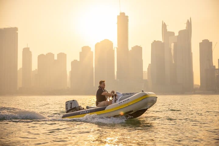 Drive a Private Sunset Speedboat Along Dubai's Iconic Coastline photo 2