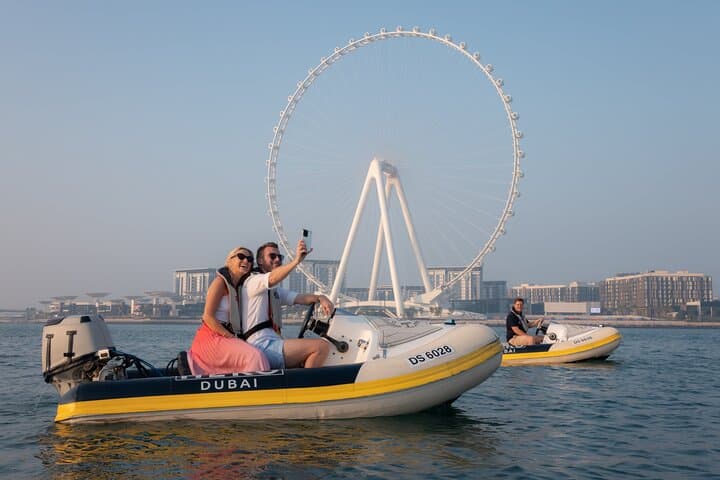 Drive a Private Sunset Speedboat Along Dubai's Iconic Coastline photo 3