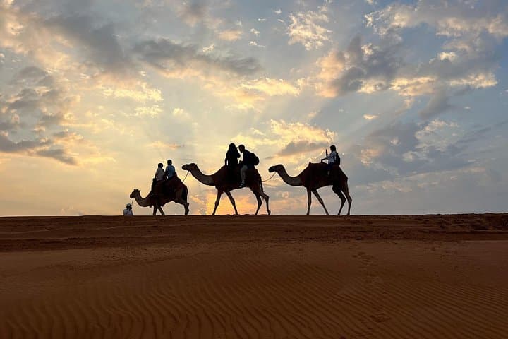 Dubai Evening Desert Safari: Dune Bashing, Camel Ride & BBQ Under the Stars photo 2