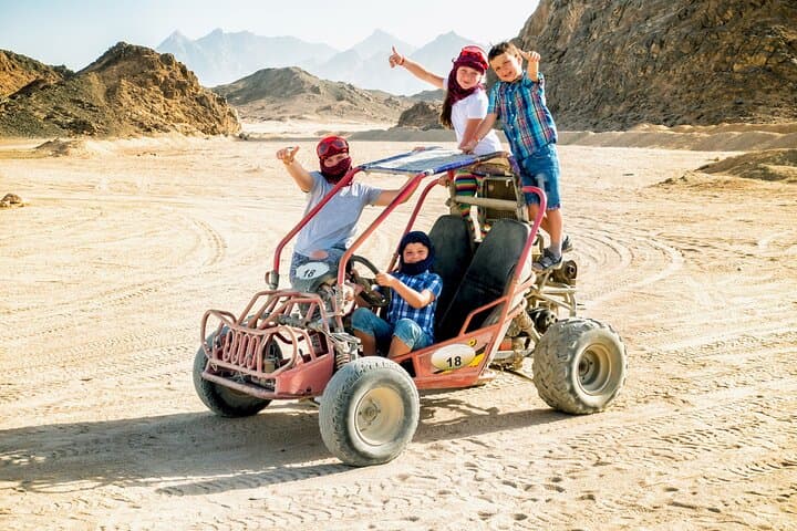 Hurghada Desert Safari — ATV Quad, Camel Ride & Bedouin Dinner at Sunset