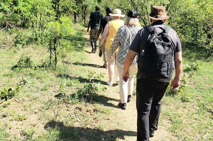 White Rhino Walking Safari in Livingstone: Up-Close Rhino Viewing & Guided Park Walk