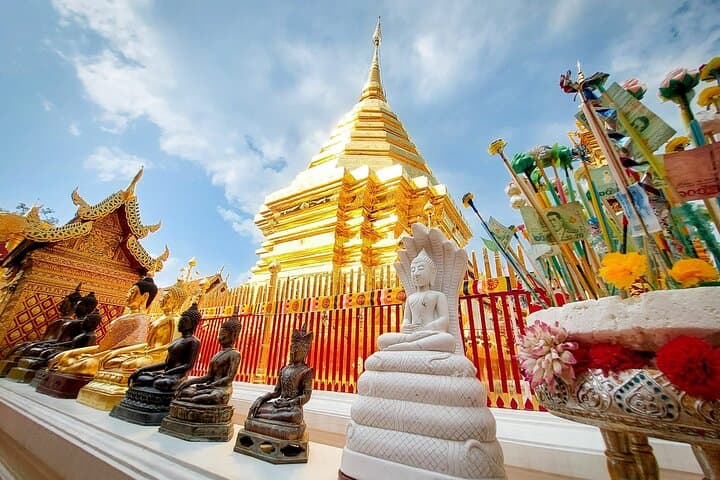 Doi Suthep & Sticky Waterfall Private Day Tour — Temples, Forest Shrine and Bua Thong Climb
