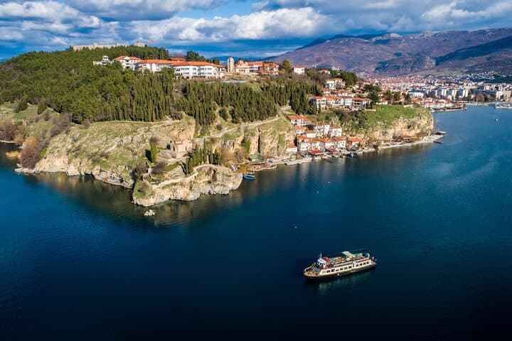 Ohrid One-Hour Sightseeing Cruise: Old Town Views & Tito's Lakeside Villa