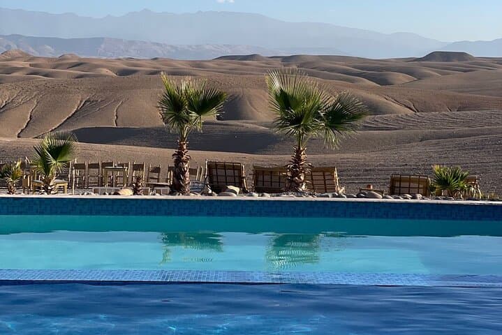 Overnight in the Agafay Desert: Deluxe Tent, Live Show & Pool Near Marrakech photo 3