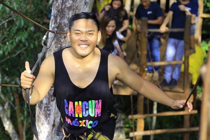 Zip Line Circuit and Cenote Swim near Cancun — Mayan Jungle Adventure with Lunch photo 4