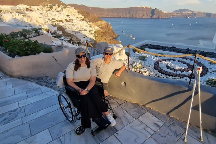 Accessible Santorini Private Tour: Wheelchair-Friendly Views, Black Sand & Oia Sunset photo 3
