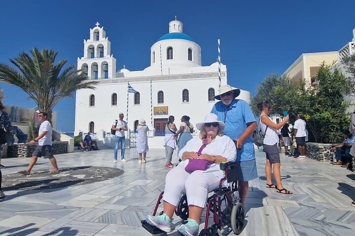 Accessible Santorini Private Tour: Wheelchair-Friendly Views, Black Sand & Oia Sunset photo 5