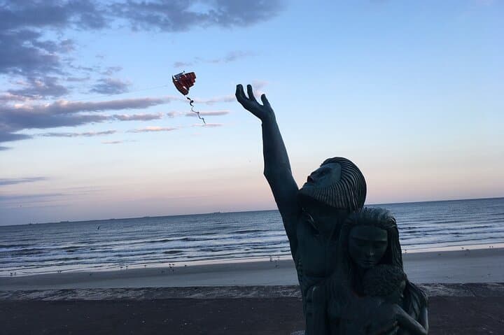 Finding Poseidon's Trident Scavenger Hunt on Galveston Seawall photo 3