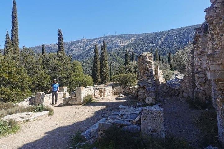 Athens Sunset Hike on Mount Hymettus — Byzantine Ruins & City Panorama photo 2