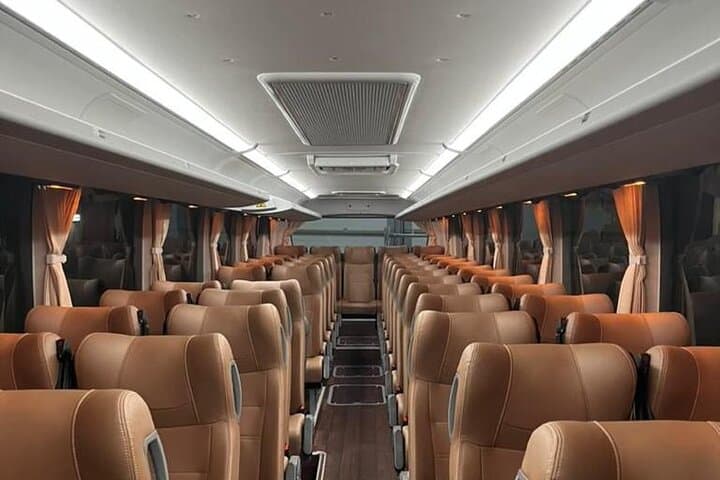 Full-Day 50-Seater Chauffeur Bus Rental in Dubai — Groups, Events & Airport Transfers