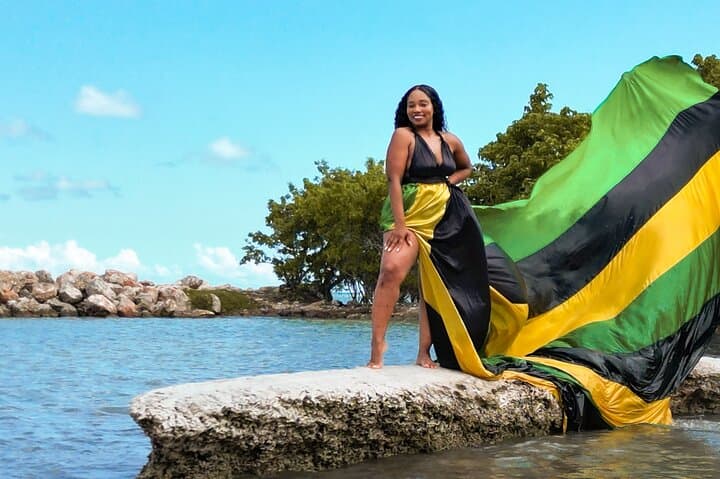 Montego Bay Flying Dress Clear Kayak Drone Photo Shoot photo 4