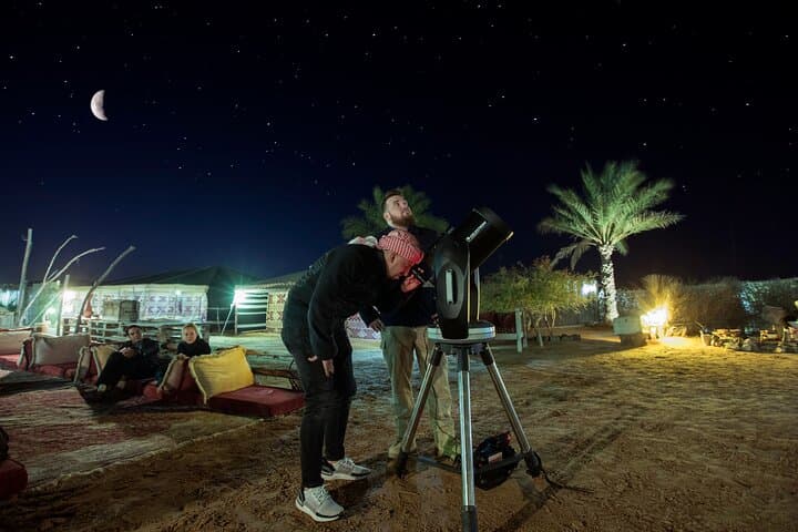 Dubai Private Night Desert Safari & Astronomy — Vintage Land Rover, Bedouin Dinner & Owl Encounter photo 2