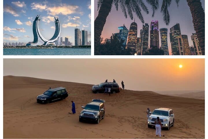 Doha Desert Safari & City Full-Day Private Tour — Skyline to Dunes