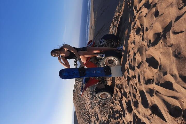 Sunset Sandboarding near Agadir: Dune Runs with Ocean Views photo 4