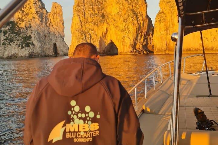 Capri Sunset Private Boat Tour from Sorrento with Limoncello Tasting photo 6
