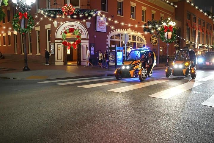 San Diego Holiday Lights GoCar Tour: Downtown & Balboa Park Night Drive photo 3