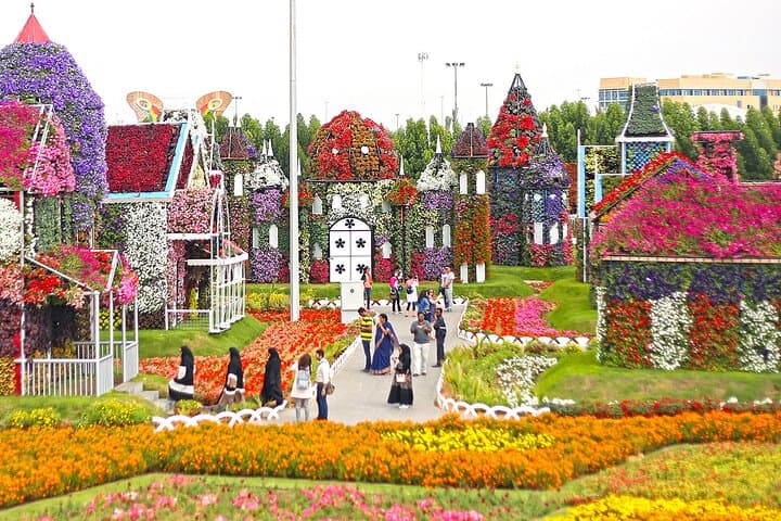 View the Palm & Dubai Miracle Garden: 4-Hour Private Tour