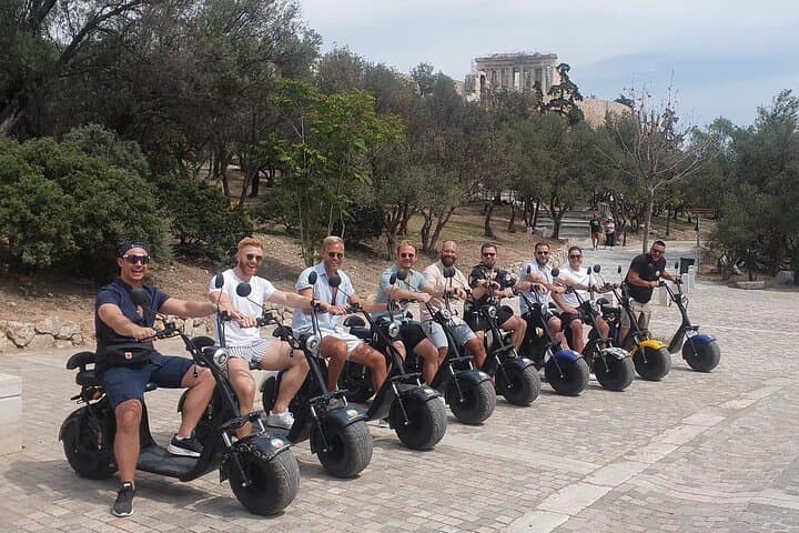 GoPro E‑Scooter Tour Around the Acropolis: Athens in 50 Minutes