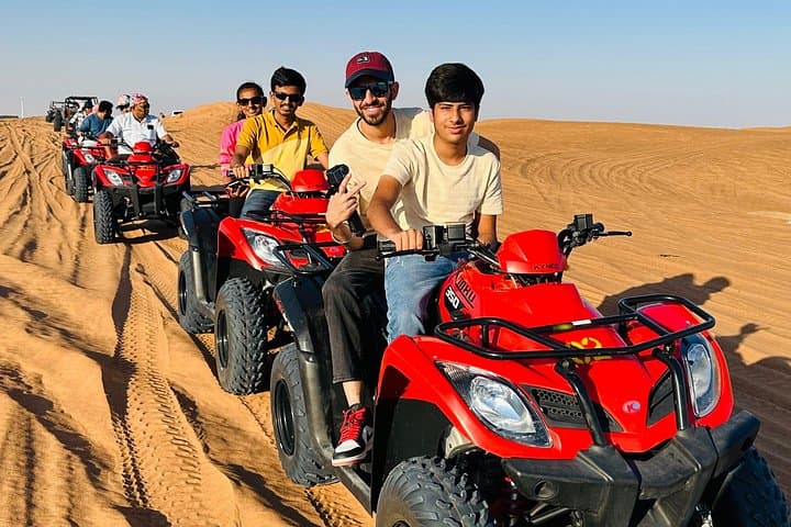 Private Sunrise Desert Safari Trip Dubai: Dune Bashing & Sunrise in Lahbab photo 4