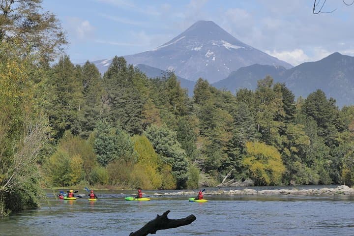 Pucón Guided Kayak Adventure on the Liucura River: Rapids, Waterfalls & Villarrica Views photo 3