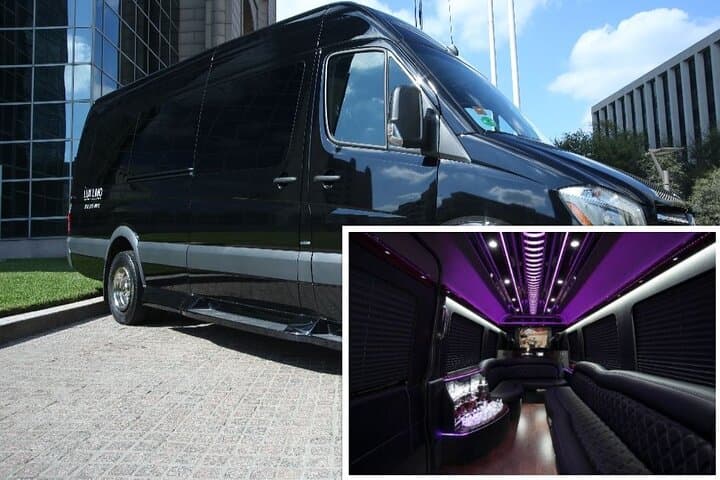 Austin Airport Party Bus: Private Mercedes Sprinter Limo Transfer photo 6