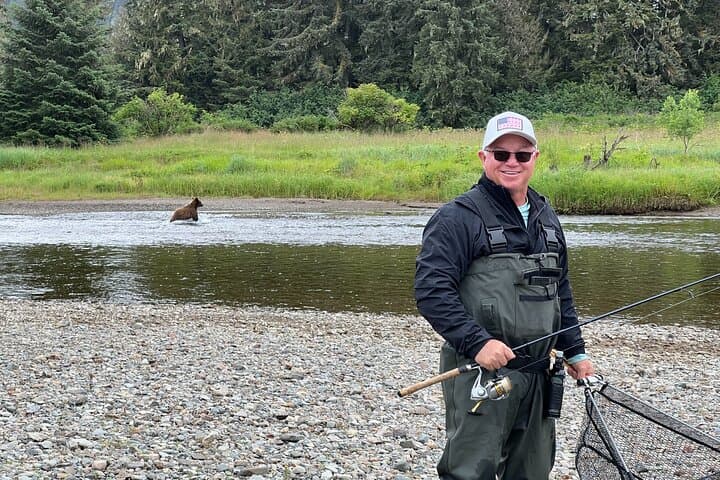 River Fishing and Bear Watching at Icy Strait Point — Salmon Runs & Brown Bears on Chichagof Island