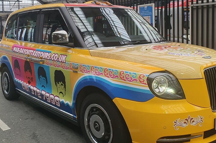 Mad Day Out Beatles Taxi Tour in Liverpool — Private Electric Cab Beatles Experience photo 2