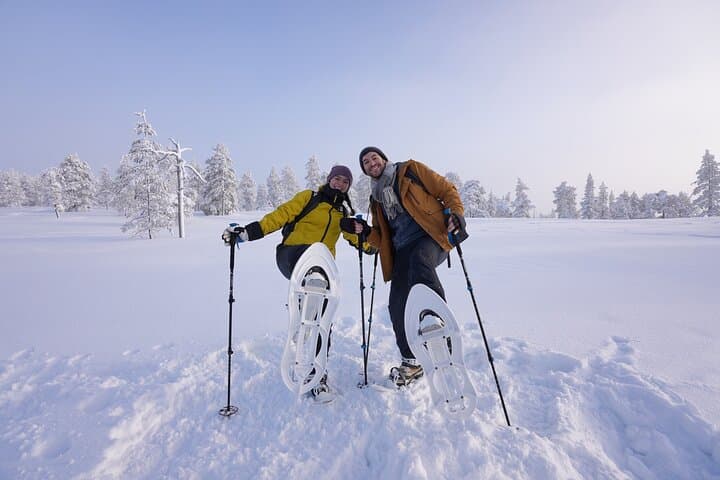 Private Snowshoeing in Rovaniemi's Snow Forests — Guided Hike with Kota Fire photo 6